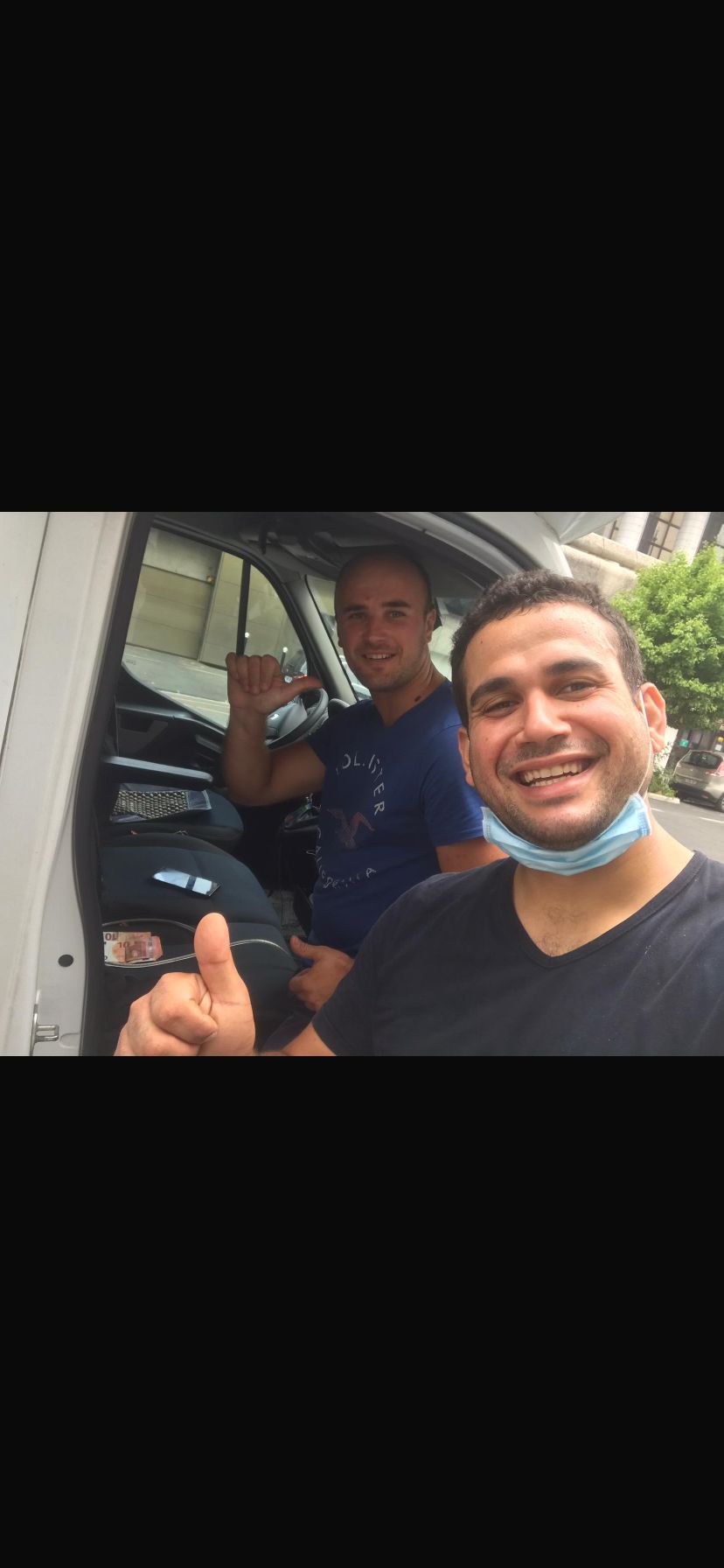 Avec le chauffeur — En route